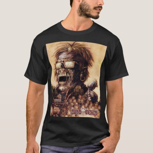 Deadworld Requiem Zombie classic black t_shirt