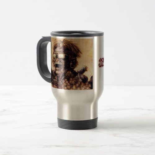 Deadworld Requiem Zombie travel mug