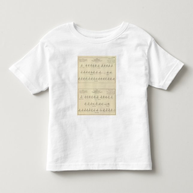 Deaf and Mutism, Statistical US Lithograph Toddler T-shirt (Front)