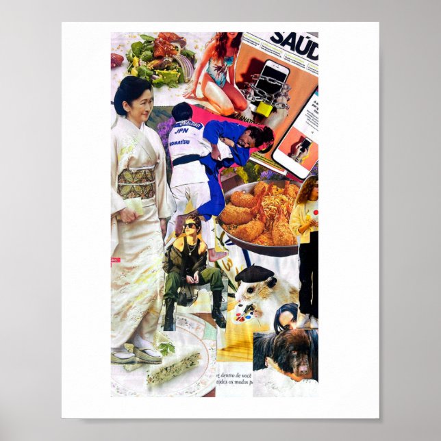 Deaf artist, hand-made art, drawings. poster (Front)