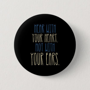 Deaf Awareness Language Deafness Disability Deaf P Button