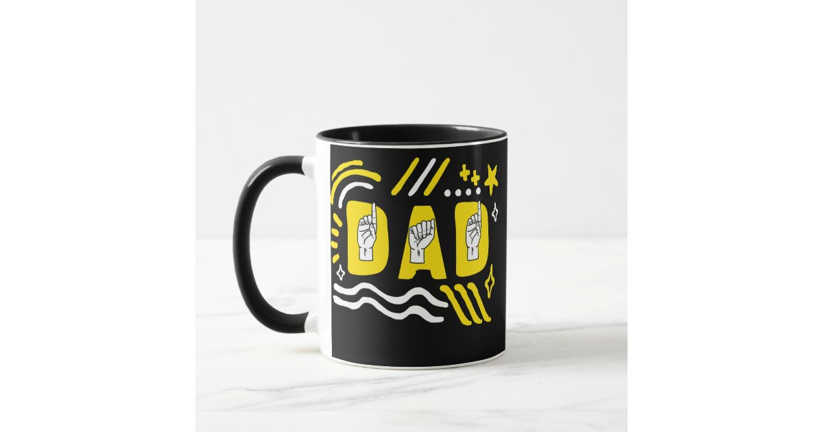 Mens Daddy Bear Shirt Matching Family Mama Papa Bear Camping Gift Front &  Back Coffee Mug