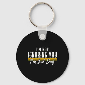 Deaf Awareness Month Love Deaf Community Hearing H Keychain