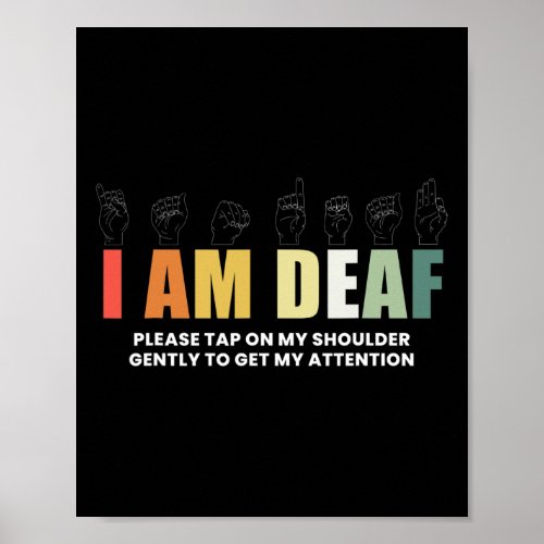 Deaf Deaf_mute Sign_language  Poster