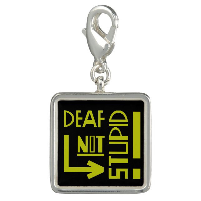 Deaf Disability Awareness Charm (Front)