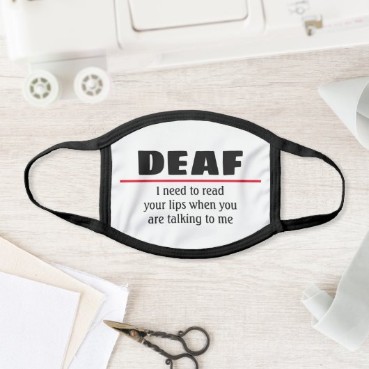 Deaf Face Mask (Insitu)