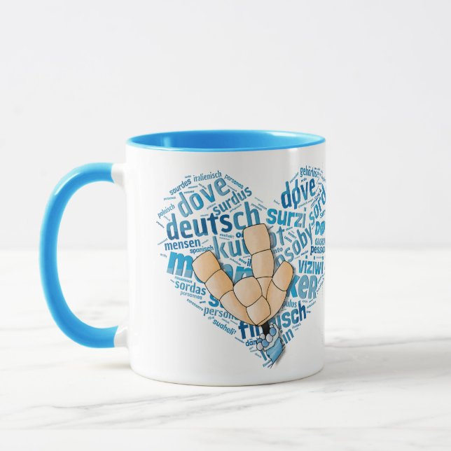 Deaf-Hand Mug (Left)
