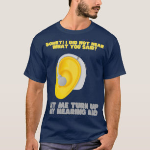Deaf hearing impaired hard of hearing sign languag T-Shirt