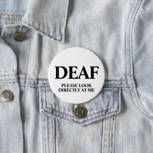 Deaf or Hard of Hearing Button