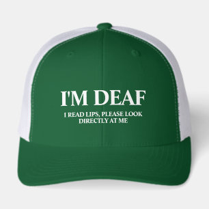 Deaf or Hard of Hearing Cap