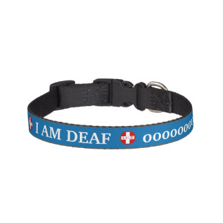 Deaf pet products | custom blue collar