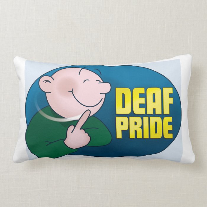 Deaf Pride pillow