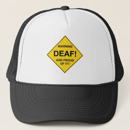 Deaf Proud Trucker Hat