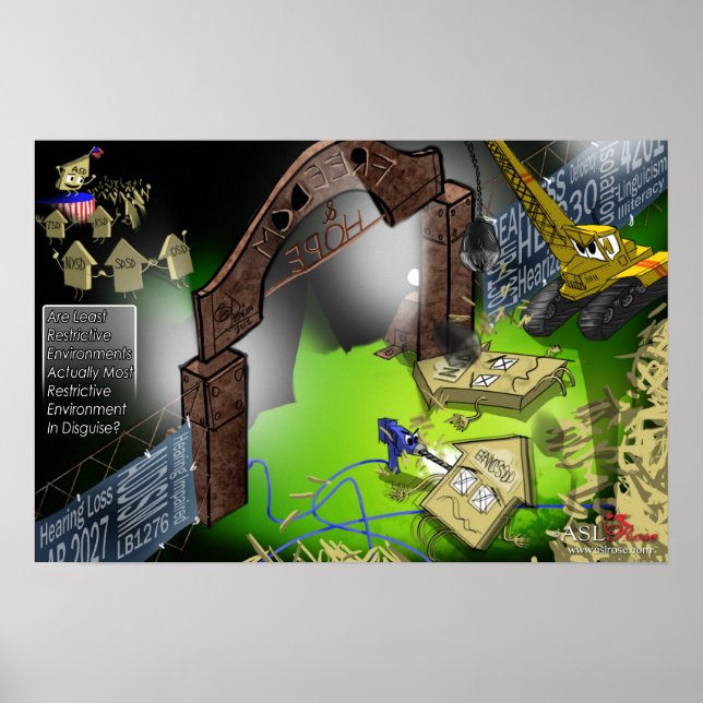 Deaf Schools Poster (Front)