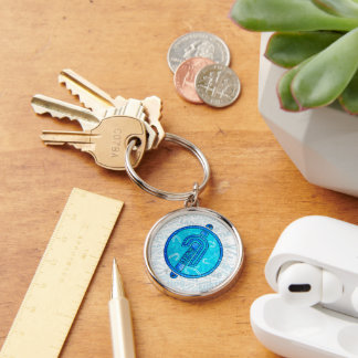 Deaf Symbol English Keychain