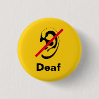 Deaf yellow button