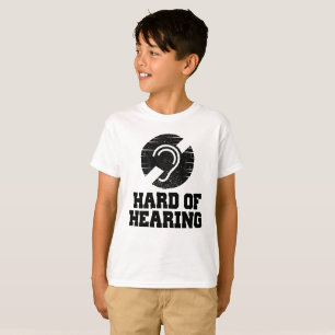 Deafness and hard of hearing symbol T-Shirt