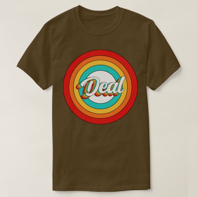 Deal Name Shirt Vintage Deal Circle (Design Front)