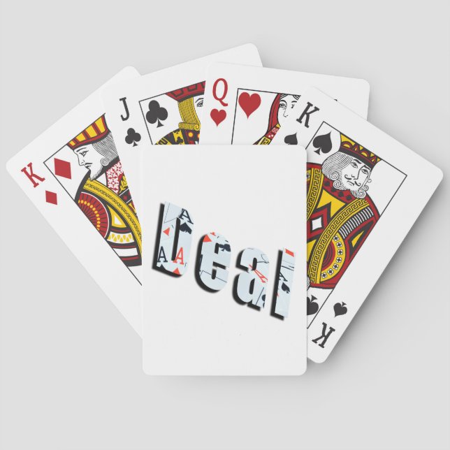 Deal: Poker Picture Logo Made From Aces, Cards (Back)