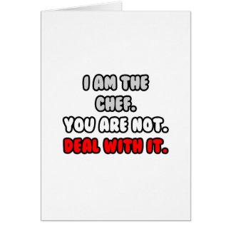 Deal With It ... Funny Chef Shirts and Gifts Cards