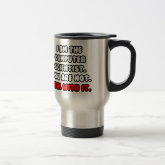 Deal With It ... Funny Computer Scientist Travel Mug