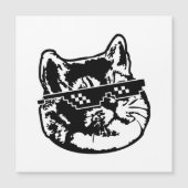 Deal With It Glasses Cat Meme (Front)