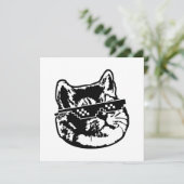 Deal With It Glasses Cat Meme (Standing Front)