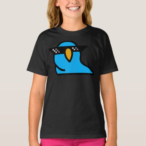 Deal With It Party Parrot  Cute Geek Cool Art  T_Shirt