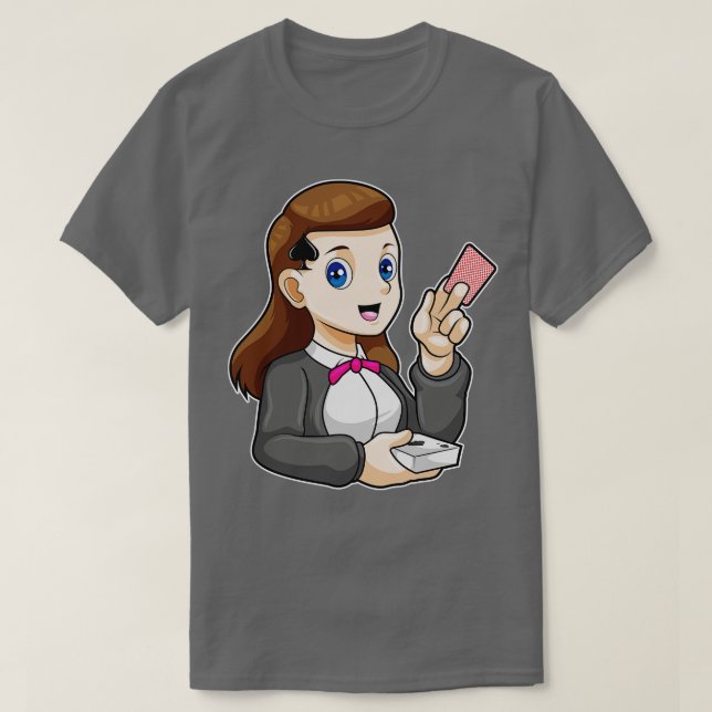 Dealer at Poker T-Shirt (Design Front)