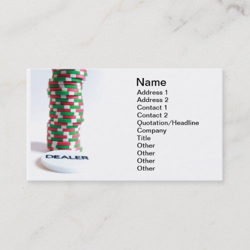 Dealer Business Card Template