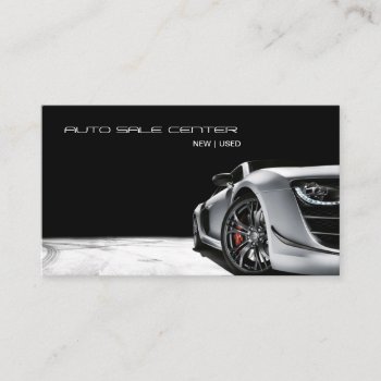 Dealership Auto Sale & Sales Business Card by olicheldesign at Zazzle