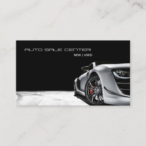 Dealership Auto Sale  Sales Business Card