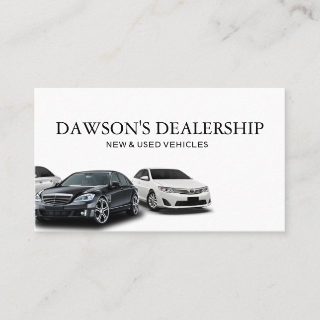 Dealership Business Card (Front)