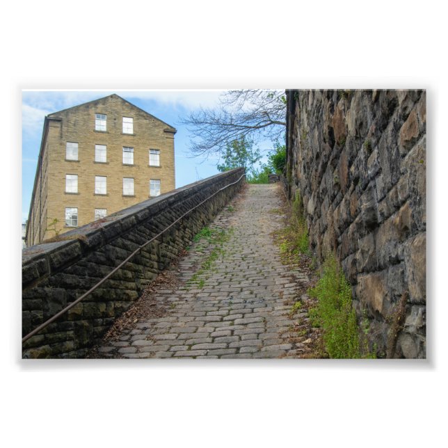 Dean Clough Cobblestone Climb - Brandt's Spirit  Photo Print (Front)