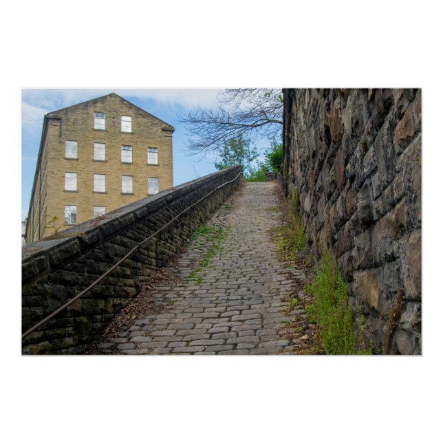 Dean Clough Cobblestone Climb - Brandt's Spirit  Poster (Front)