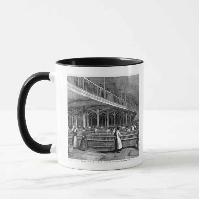 Dean Mills - The Doubling Room, 1851 (litho) Mug (Left)