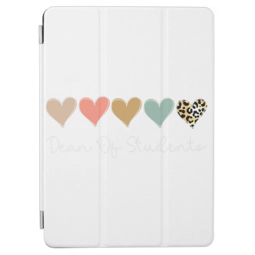 Dean Of Students Heart School Support Squad Valen iPad Air Cover