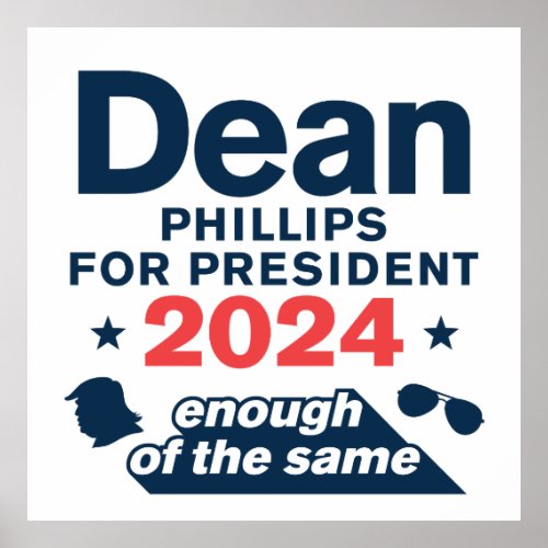 Dean Phillips for President 2024 Poster