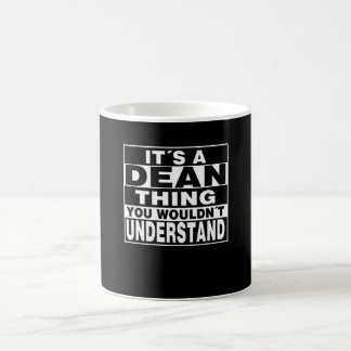 DEAN Surname Personalized Gift Coffee Mug