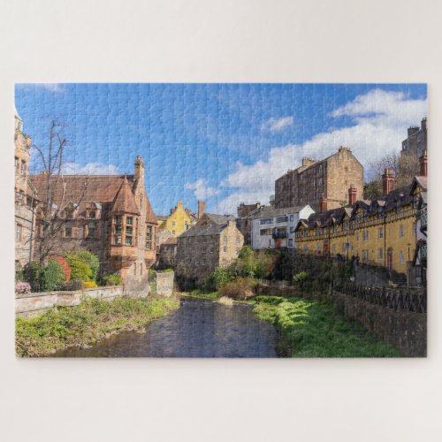 Dean Village Edinburgh Scotland Jigsaw Puzzle