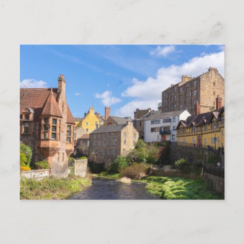 Dean Village Edinburgh Scotland Postcard