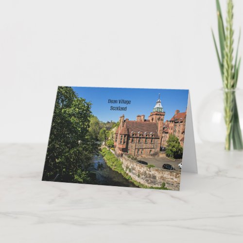 Dean Village Scotland Card