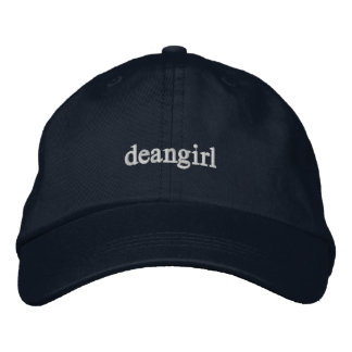 deangirl embroidered baseball cap