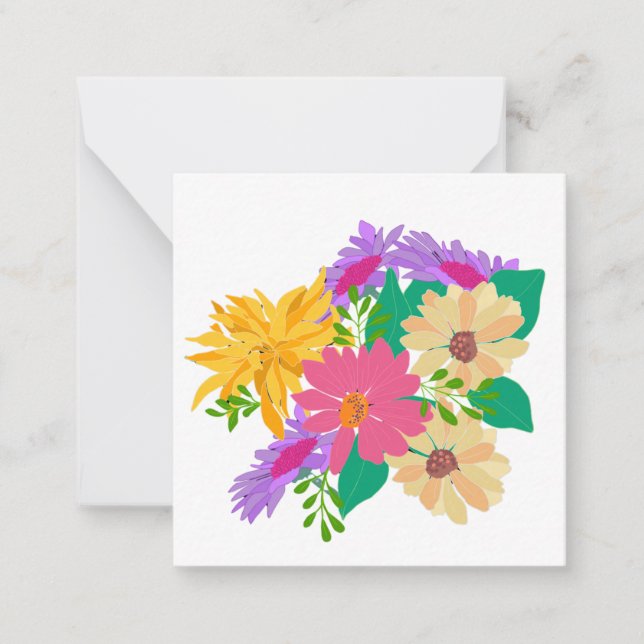 Deanna Day Blank Card Floral (Front)