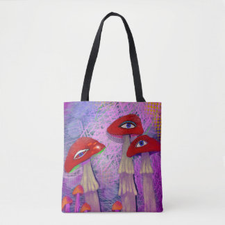 Deanna Day Mushroom Hippie Tote Bag