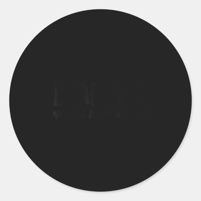 Dear Abs, Maybe One Day We Will Meet - Funny Gym Q Classic Round Sticker (Front)