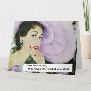 Dear Autocorrect Card