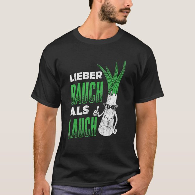 Dear Belly As Leek Sport Fitness Training Leek T-Shirt (Front)