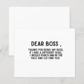 Dear Boss Funny Office (Front/Back)