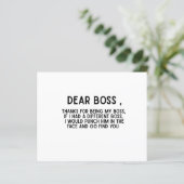 Dear Boss Funny Office (Standing Front)